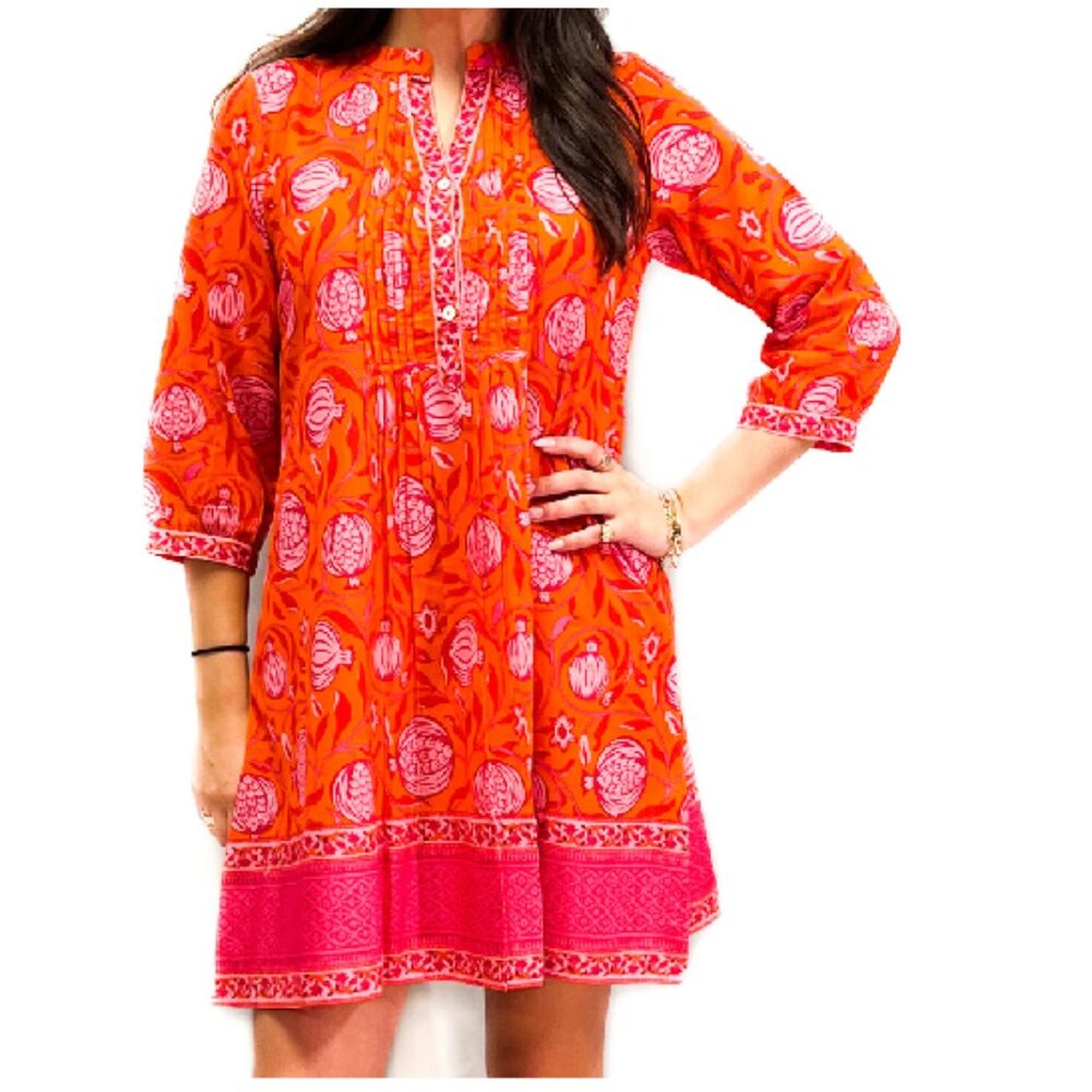 NWT La Plage Maye Dress - Pomegranate - Orange / Pink